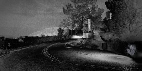 La calade de l'église